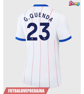 Lacne Ženy Futbalové dres Chelsea Geovany Quenda #23 2026-27 Krátky Rukáv - Tretina